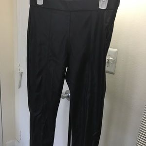 Black ZARA Leather-like leggings